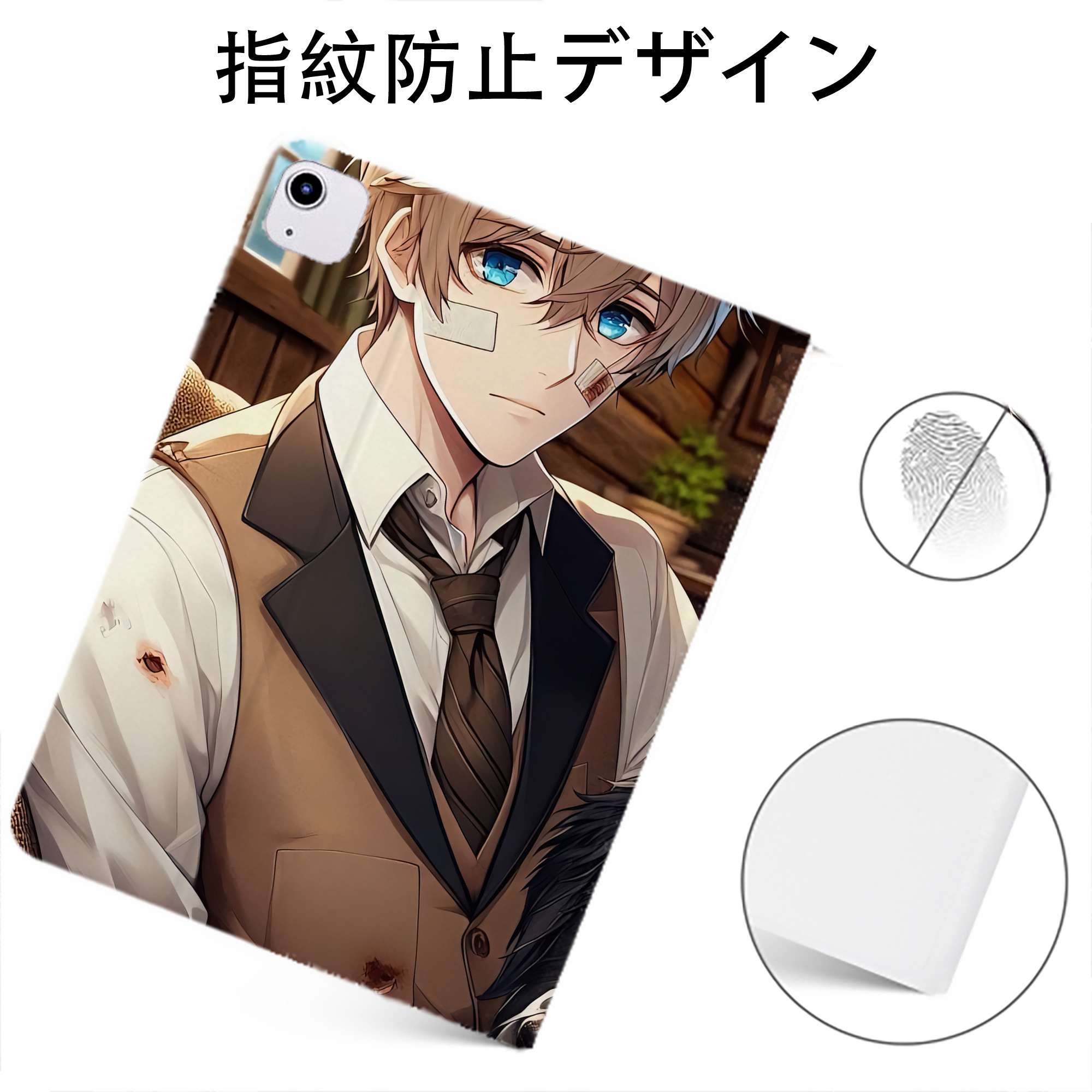 （画像用） Harry Potter ハリー・ポッターシリーズ IPadケース ペンホルダー付き ブックスタイルデザイン